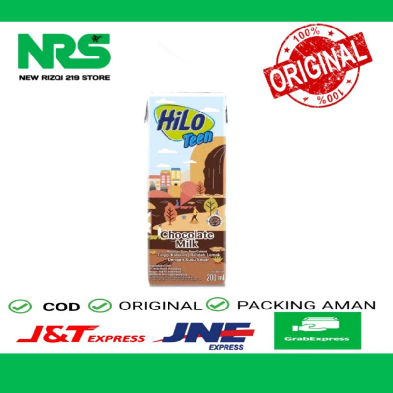 

Hilo Teen RTD Coklat 200ml / Hilo Teen Chocolate Milk