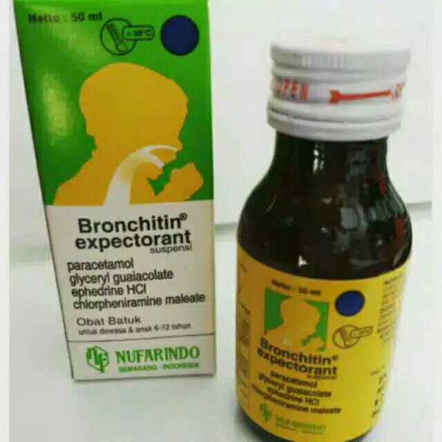 BRONCHITIN SIRUP EXPECTORANT 60ML OBAT BATUK BERSIN DEMAM