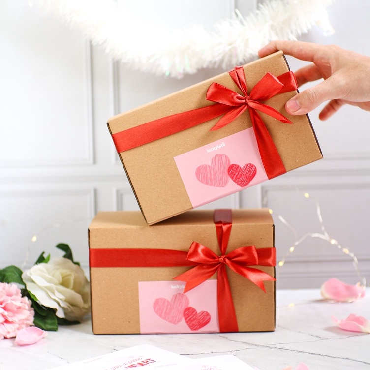 Valentine Hampers / Hampers Valentine / Kado Valentine / Valentine's Gift - Oatmeal Cookies 2 Jar + FREE Greeting Card + Pita