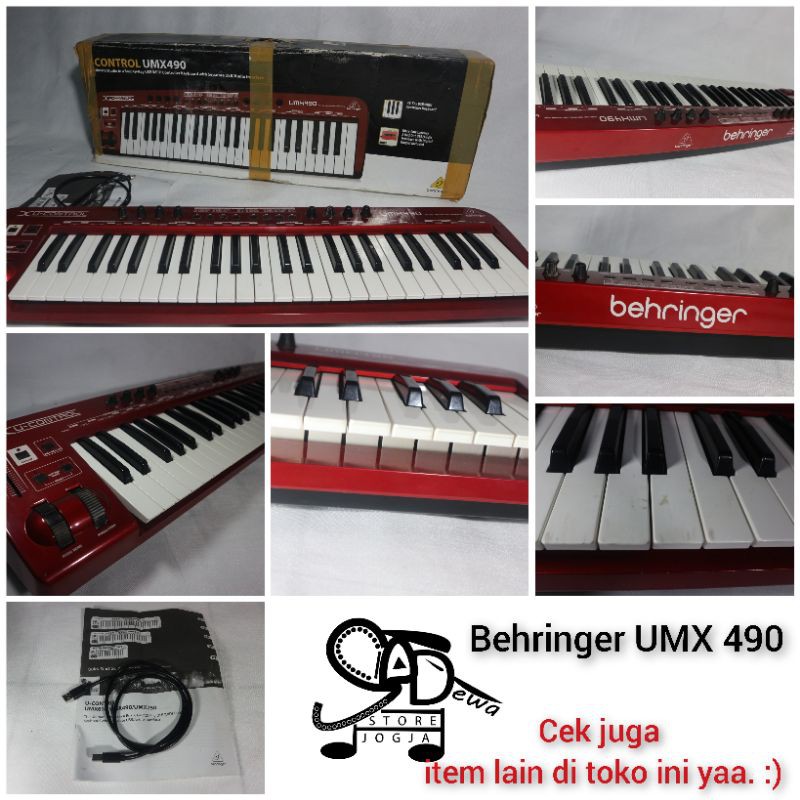 Midi Controller Behringer UMX 490 controler umx490
