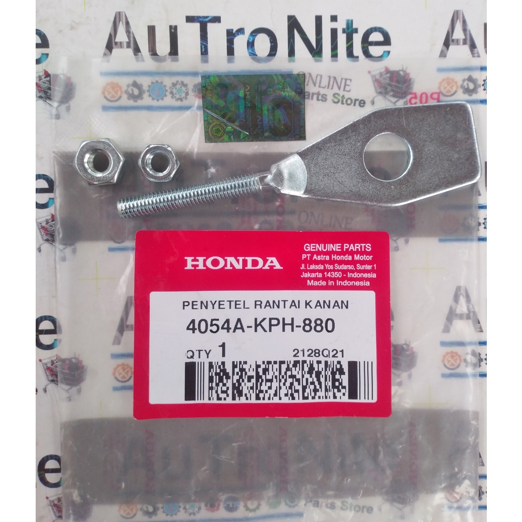 Adjuster R Chain Assy Setelan Rantai 4054A-KPH-880 Original Honda Supra Fit Revo 100 Kirana Karisma 