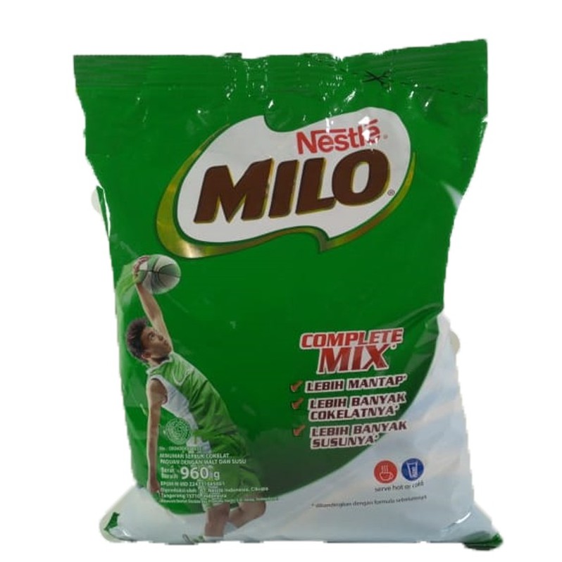 

Bubuk Minuman Milo Complete Mix Nestle 960 gram - Ice Blend - Powder Drink