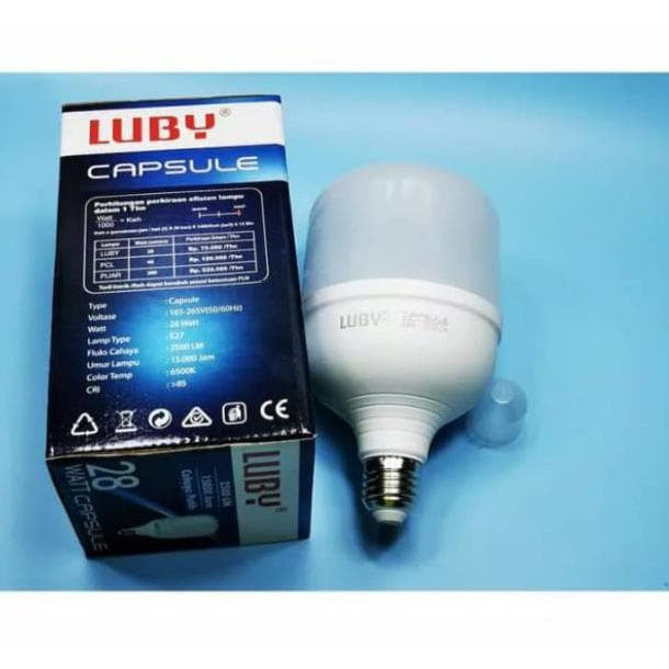 Bohlam Lampu LED Luby Capsule 28 Watt Bohlam Capsule Super murah