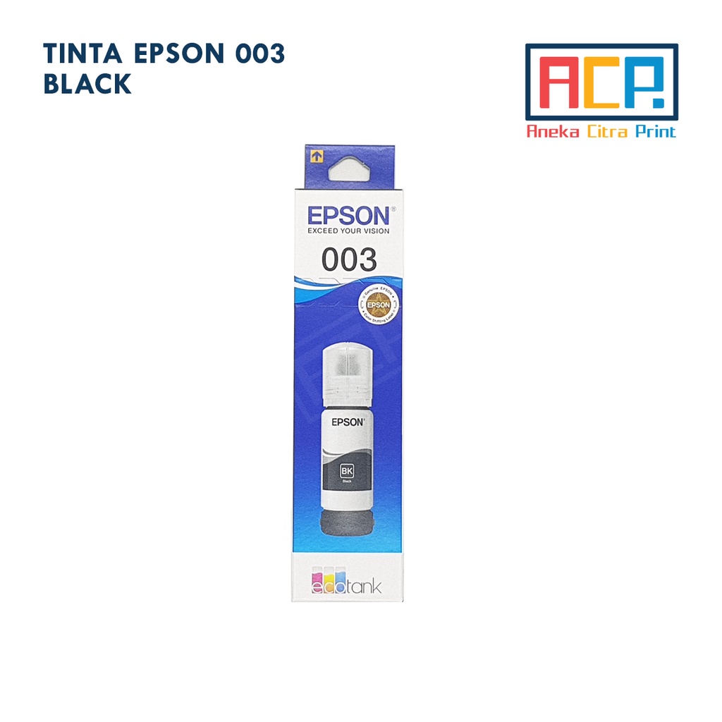 Tinta Epson 003 Original Black / Cyan / Magenta / Yellow - Epson L3110 L3150 L5190 L6190