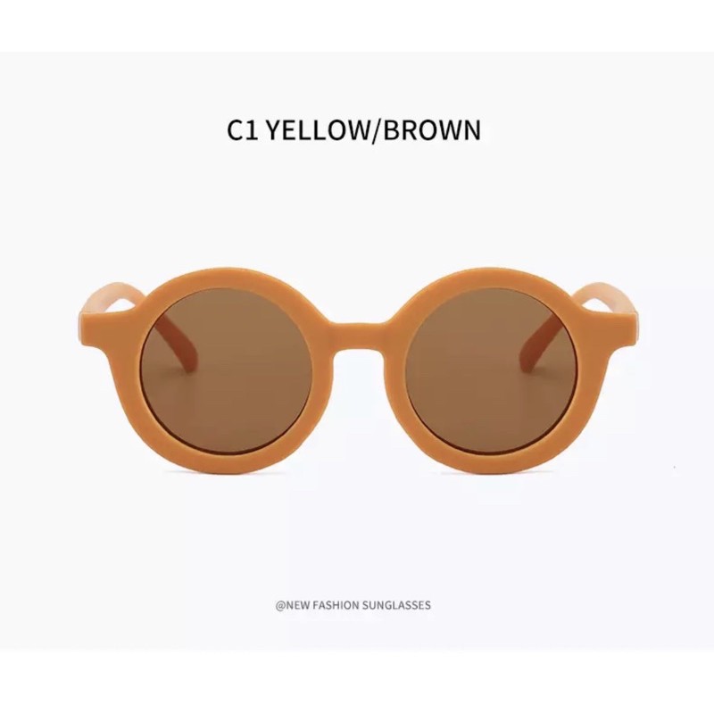 Kacamata Anak Sunglasses Baby Bayi Balita Baby Kids Cute Anti UV Ootd Fashion Anak Laki Cowok Perempuan Kacamata Gaya Anak Kacam,ata Fashion Anak-Mustrad