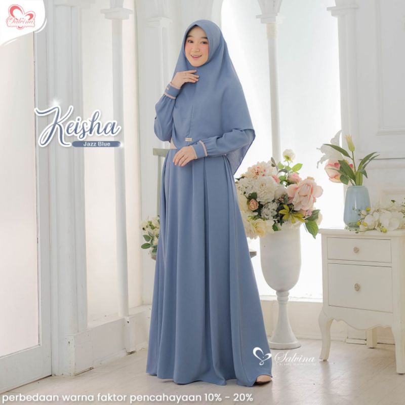 Keisha Dress by Salvina hijab PO(DP 100k)