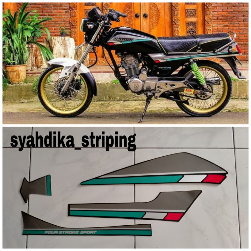 STIKER STRIPING LIS BODY HONDA GL PRO SERIES THN 1992 GL PRO BLACK ENGINE GL MAX/PRO