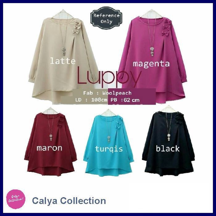  Blouse Wanita Baju Blus Atasan Wanita Kekinian Murah Luppy 