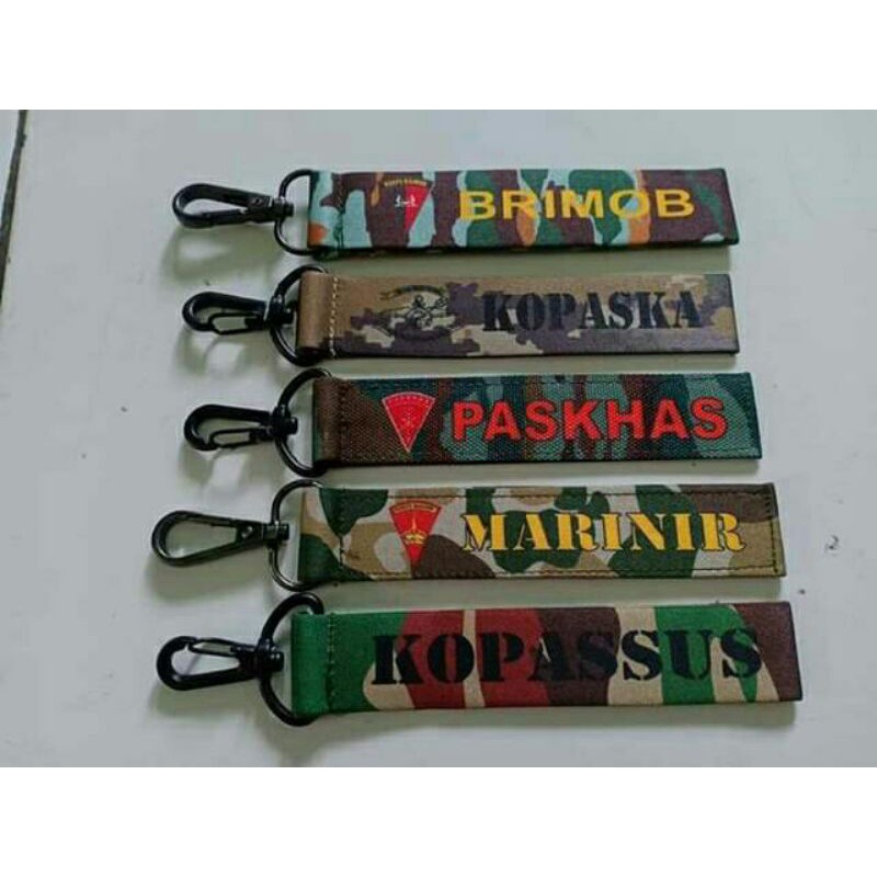 Gantungan Kunci/Key Chain Unik Logo TNI-POLRI