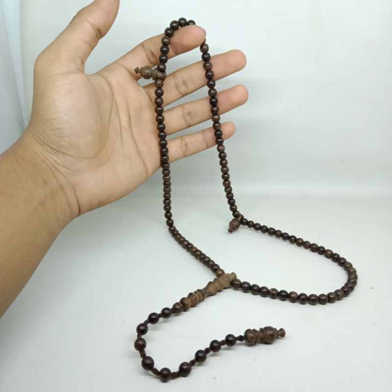 Tasbih Kayu Kalimasada Size 6 &amp; 8mm, Asli Kayu Langka Bertuah Nusantara