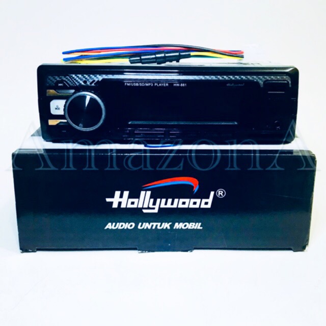 Head Unit Single Din Hollywood HW-882 USB/SD Player MP3