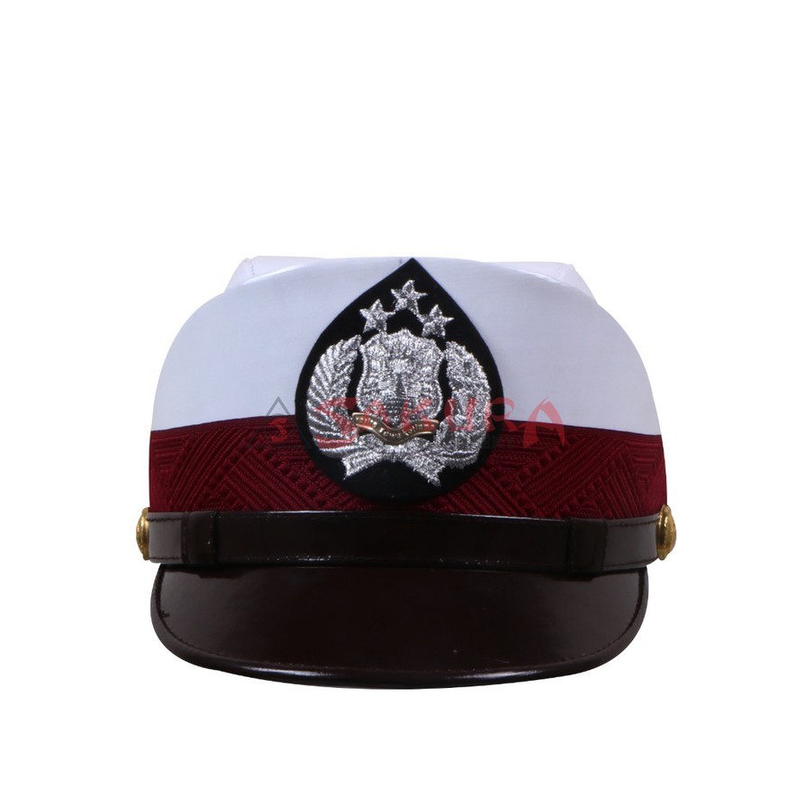 Topi Pet Polwan Bintara Lantas Pet Polwan Lantas