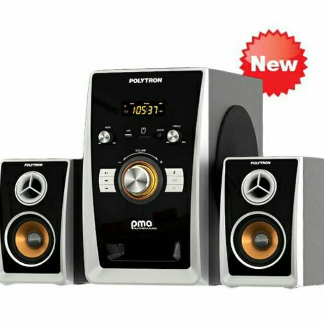 Speaker Active Polytron-Pma 9501 Bluetooth,Musik,Film, dan FM Radio