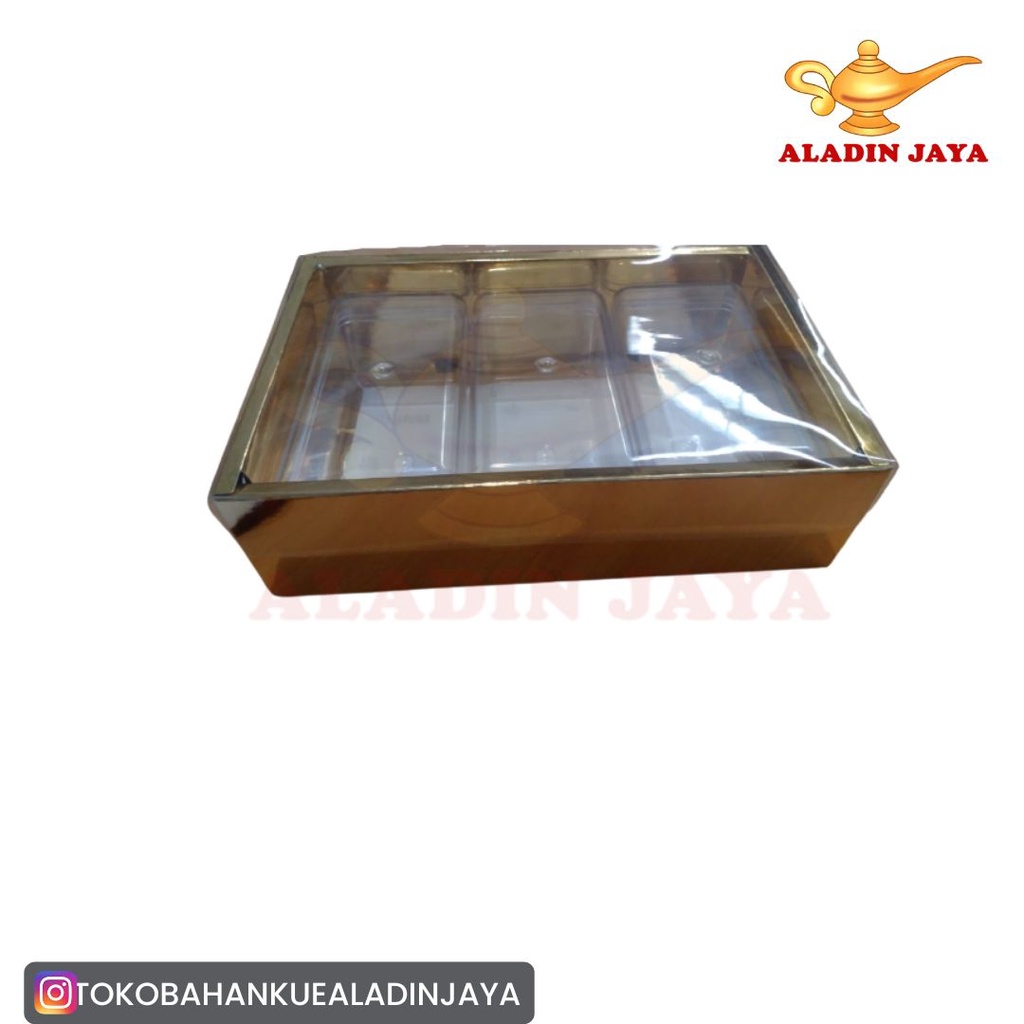 Box Hampers Kue Kering/ Kotak Hampers Emas