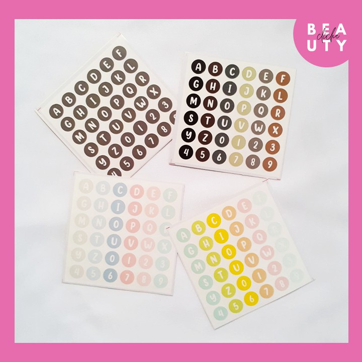 

Stiker lucu Alfabet Huruf A B C Deco Sticker Bahan Sticker Paper