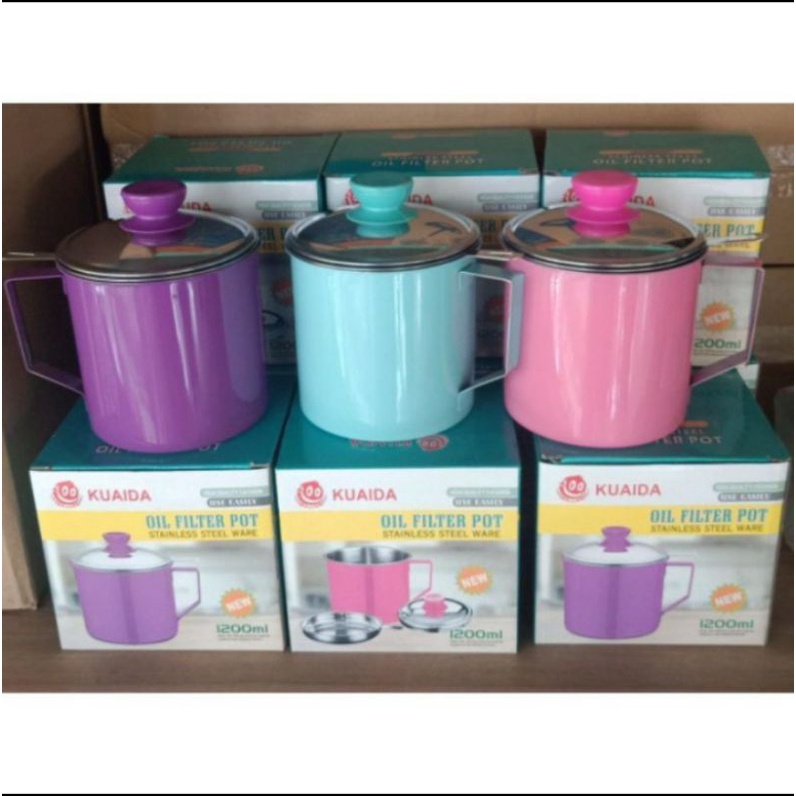 OILPOT WARNA 1.3L PENYARING SARINGAN MINYAK