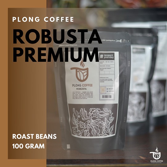 

ROAST BEANS ROBUSTA PREMIUM DAMPIT 100 GRAM