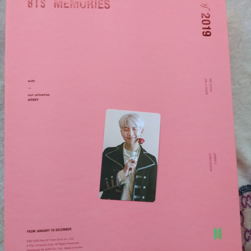 [READY STOCK] FOLDING POSTCARD BTS MEMORIES 2019