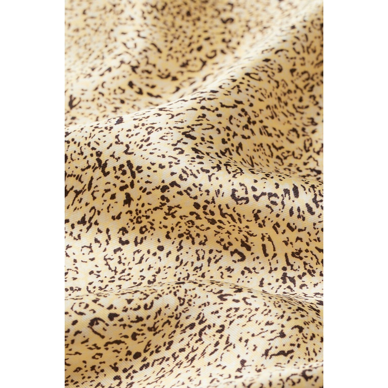 H&M Rok Wanita Calf-Length Skirt Viscose Rayon Casual Patterened Original-5