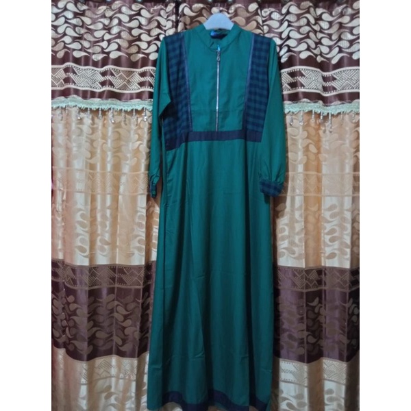 GAMIS TOYOBO KOMBINASI FLANEL