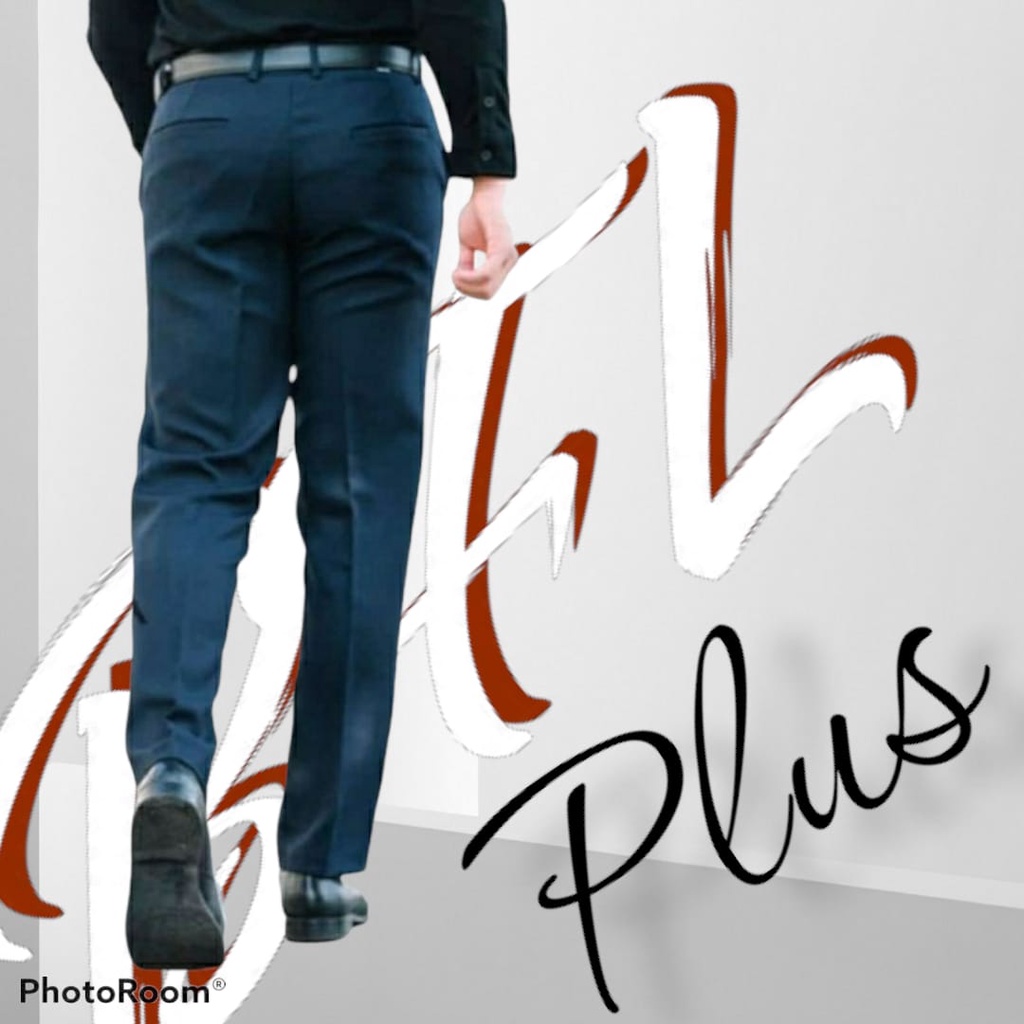 Celana Kantor Wol Slim Fit Pria 27 38 Merk BFL PLUS 100 % ORIGINAL / Celana Formal wol Pria / Celana