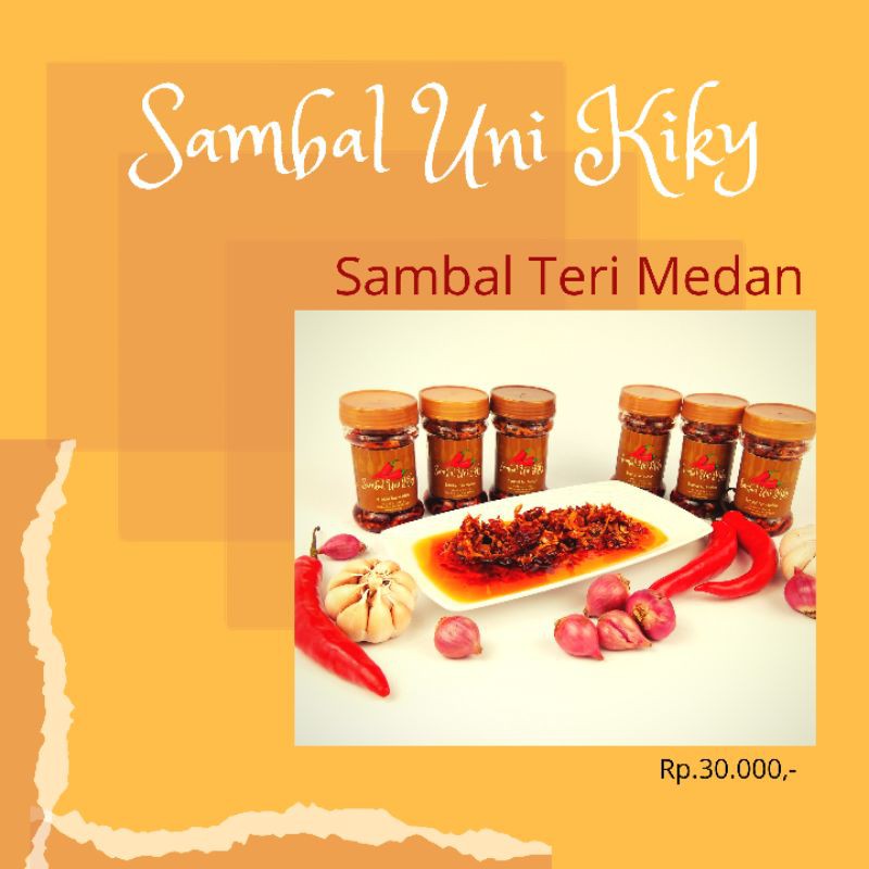 

Sambal Teri Medan Balado Uni Kiky 150gram