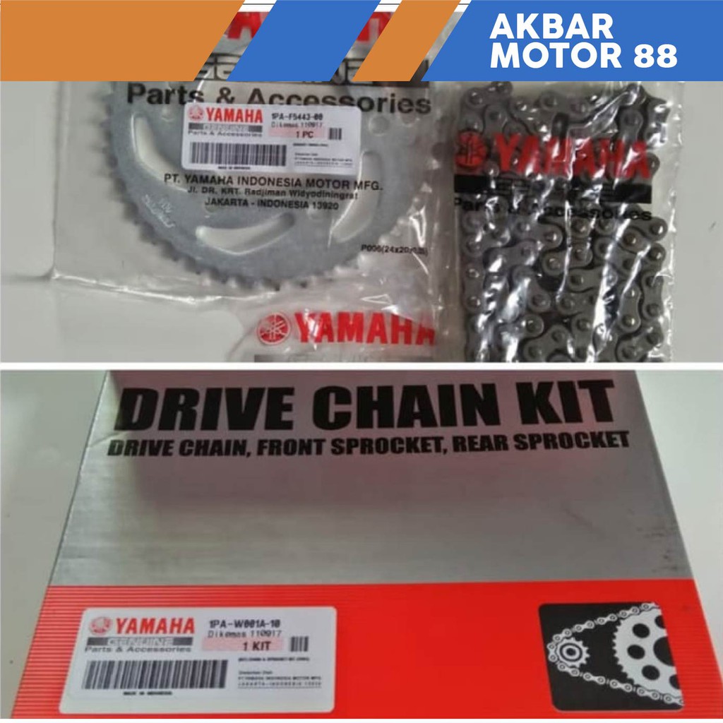 GEAR SET YAMAHA VIXION NEW VIXION NVL BARANG ORI