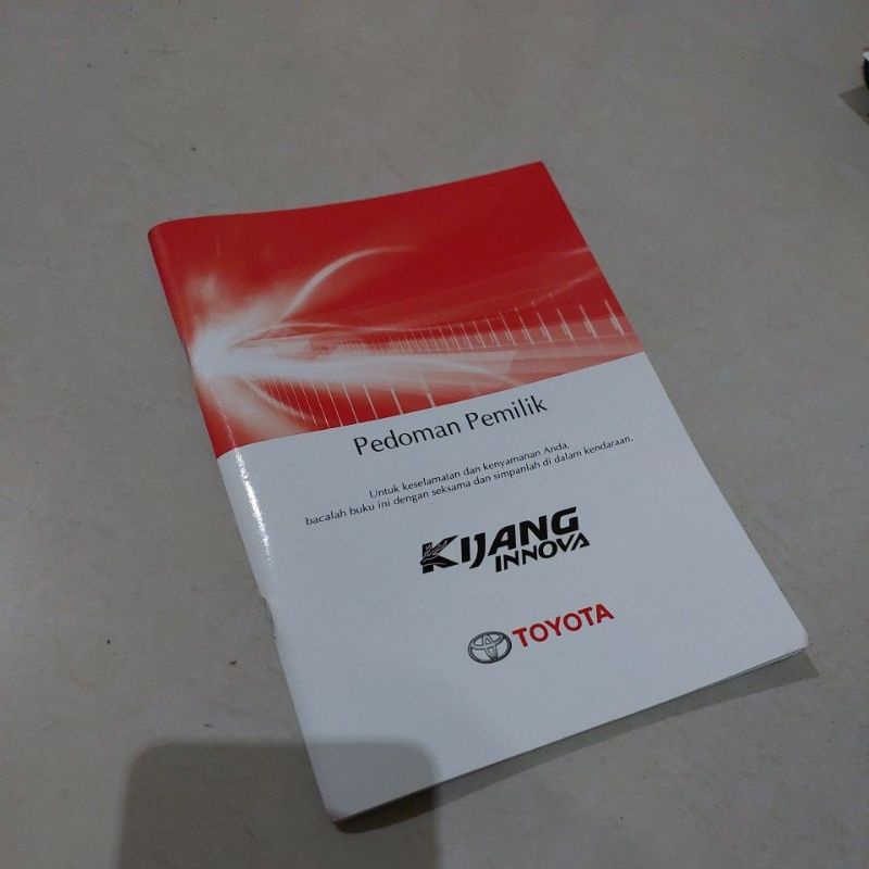 ORIGINAL  Manual Book / Buku Panduan Kijang Innova Reborn G V Venturer 2016 2017 2018 2019 2020 2021