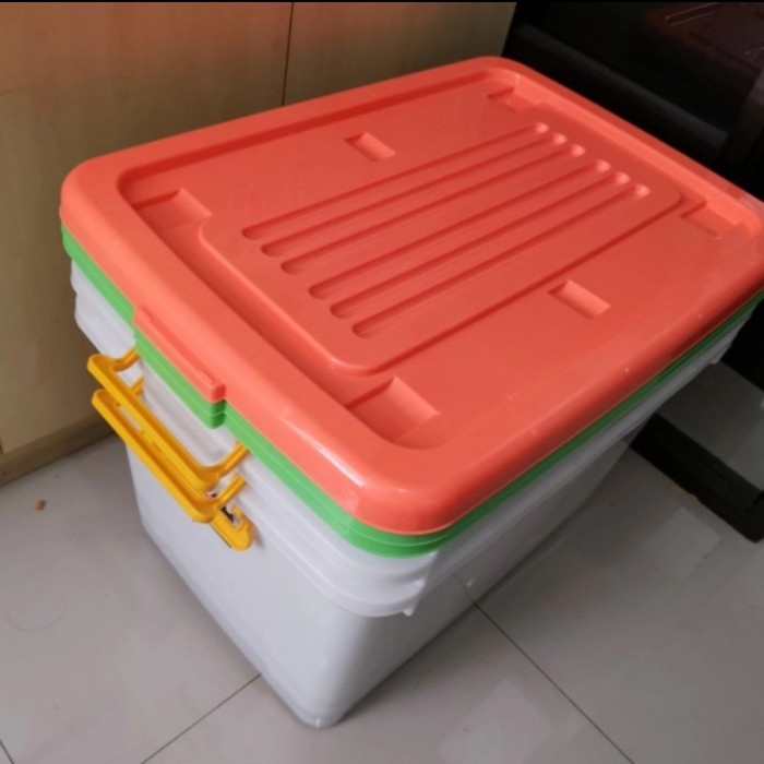 

Shinpo Container Box Cb 130 Liter Mega / Kontainer Plastik Industri Asli