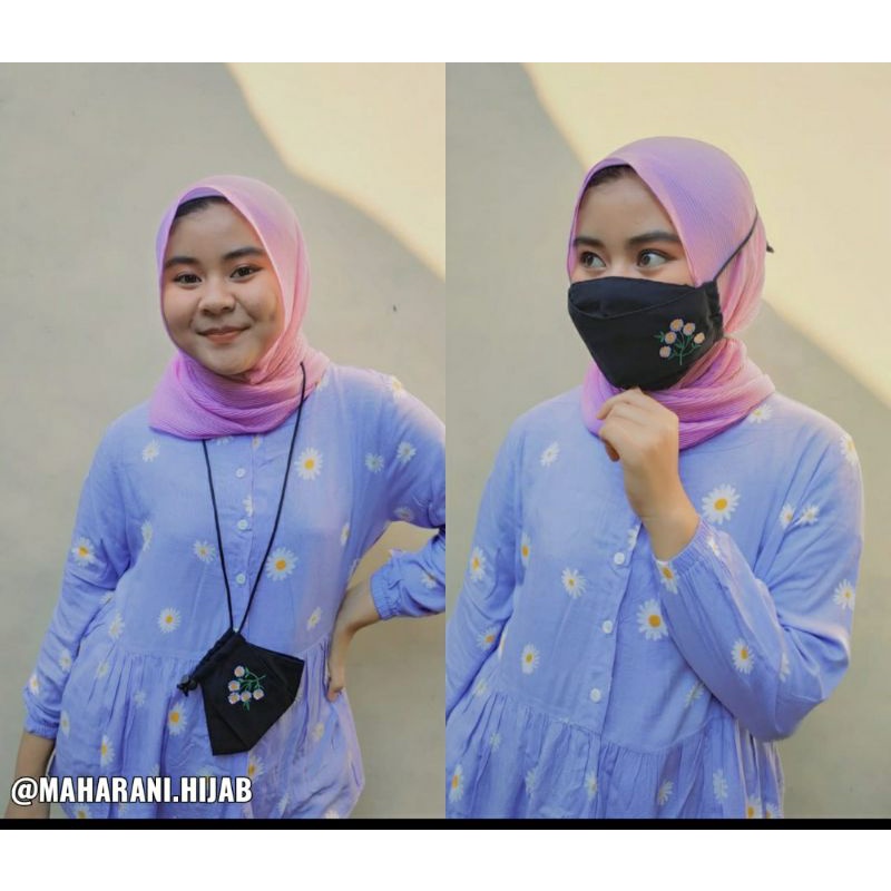 MASKER 3D ORIGAMI || BORDIR