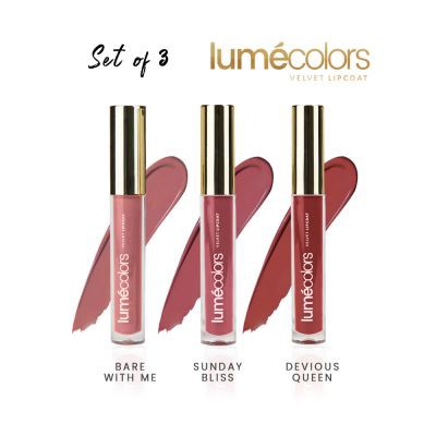 Lumecolors velvet lipcoat - Glam Ombre Set Of 3 K3203B8B