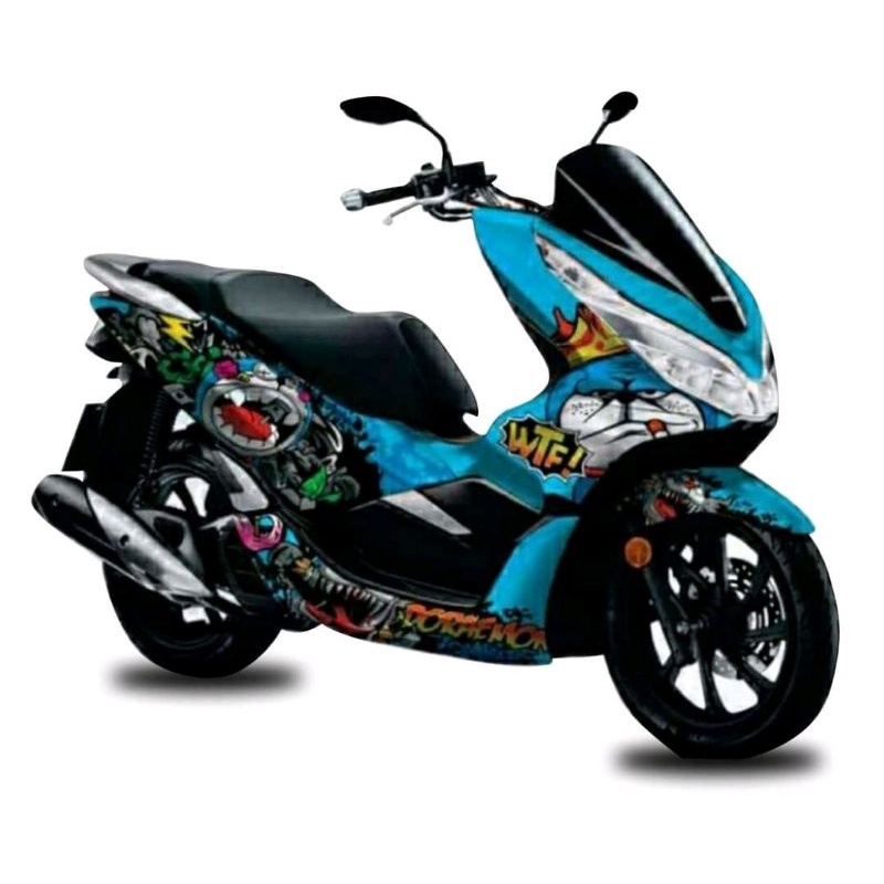 decal stiker untuk motor pcx 150 stiker variasi decal