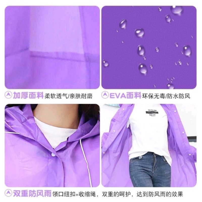 BLESSHOP Jas Hujan Murah Mantel Eva Raincoat