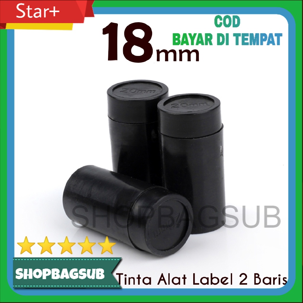 

Tinta Alat Label Harga 18mm untuk Price Labeller 2 Baris MX 6600