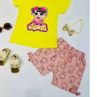 IMPORT Setelan Baju  Anak  LOL NYALA  LED MOTIF RANDOM 