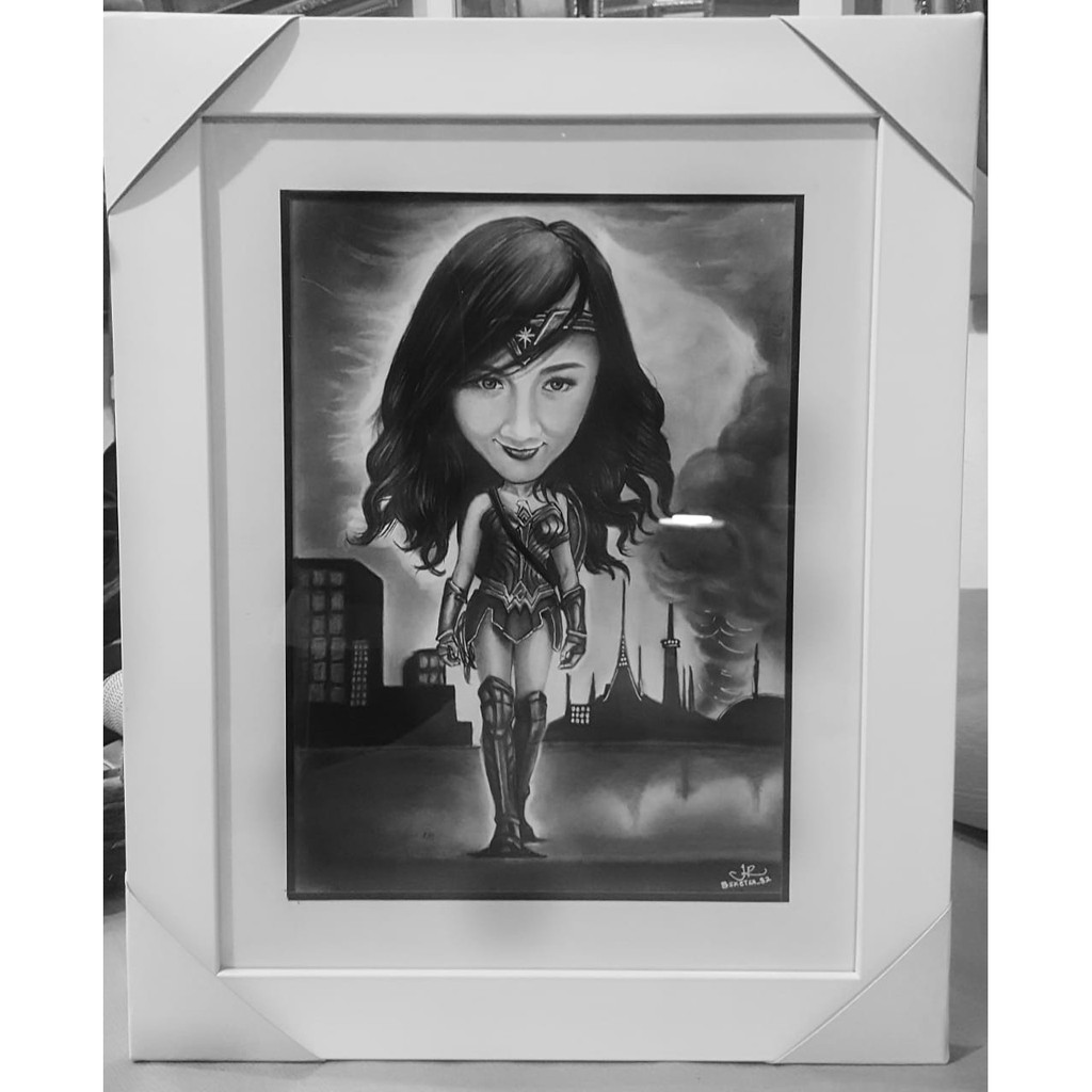 KARIKATUR WAJAH  PENSIL A3