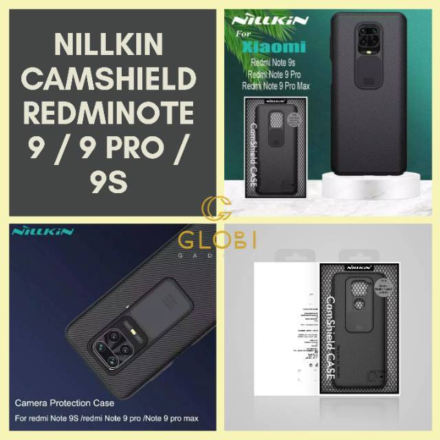 Nillkin camshield xiaomi redmi note 9 pro redmi note 9 pro max