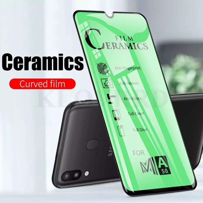 Tempered Glass CERAMIC Full Cover BLUELIGHT ANTI RADIASI Anti Shock For Samsung Galaxy A12