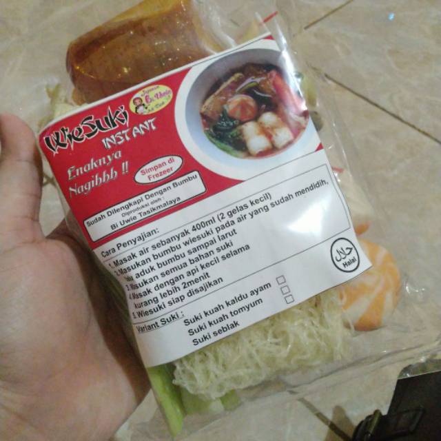 

SUKI Instant dengan aneka rasa kuah