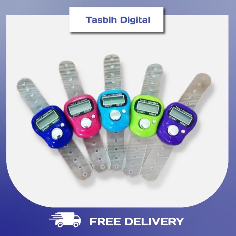 [✅COD] TASBIH DIGITAL Alat Hitung Digital Led Tasbih Digital Elektronik Jari Counter Mini Murah