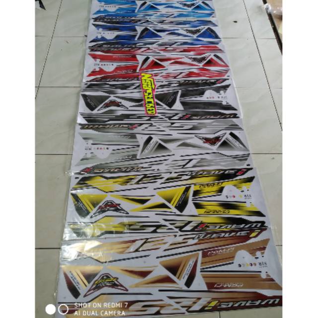 Striping variasi wave 125
