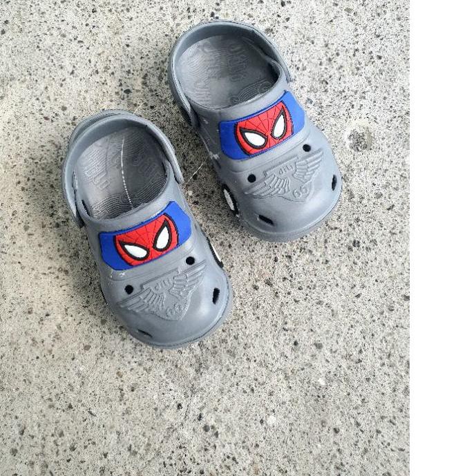 『 BIG SALE BRANDED 』 SANDAL ANAK LAKI LAKI GOLFER DILI 502 MOBIL SPIDERMAN KARET RINGAN <<<