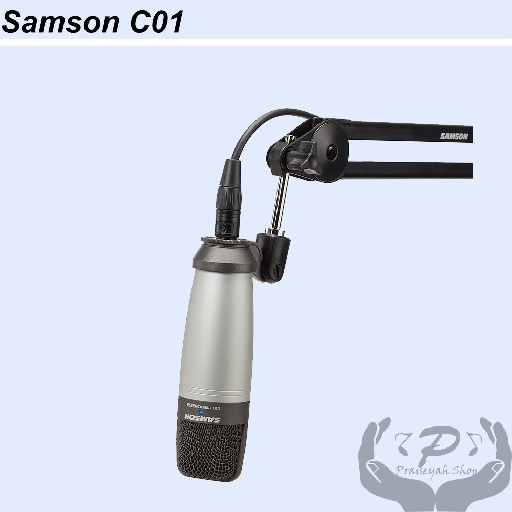 Samson C01 Condenser Microphone Studio Kondensor Mikrofon Garansi