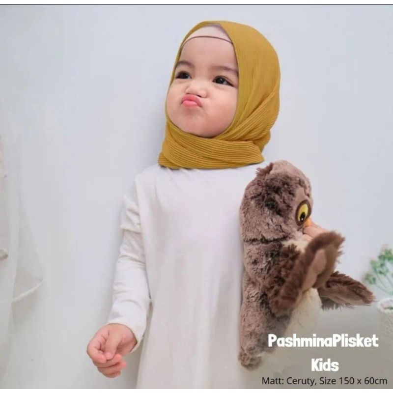 PASHMINA PLISKET ANAK