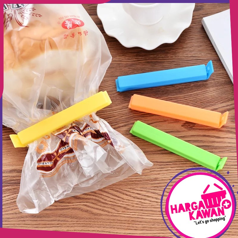 Seal Segel Jepit / Penjepit Plastik Snack Makanan Camilan / Sealer Dapur Kitchen tools (a31k)