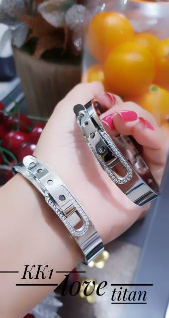 Gelang tangan titanium termurah 0328