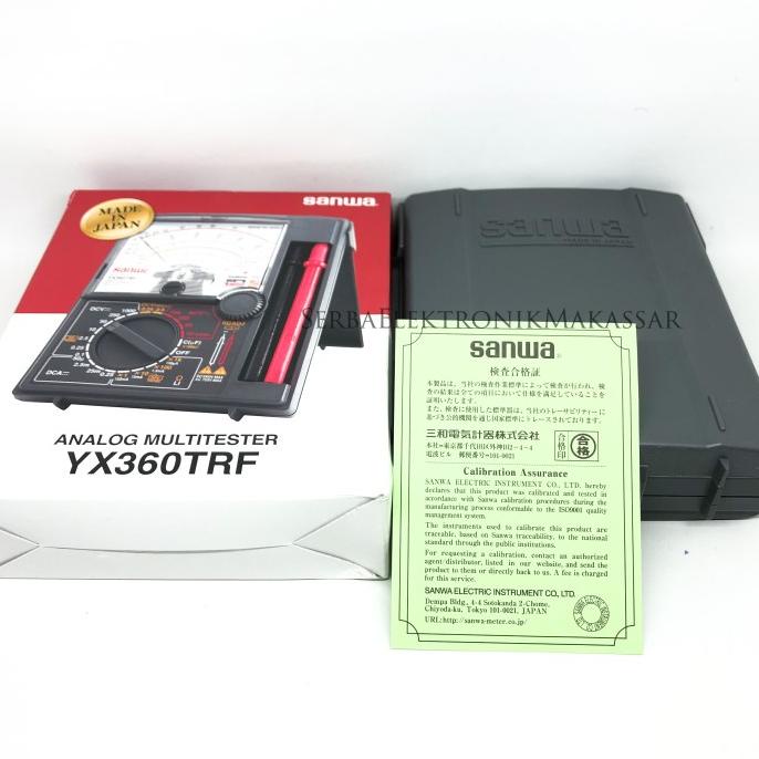 #####] Multi Tester Avometer Multimeter Analog SANWA YX360TRF ORI