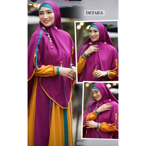 GAMIS TERBARU AULIA FASHION AGHNIA MUSTARD BURGUNDI LIMITED EDITION
