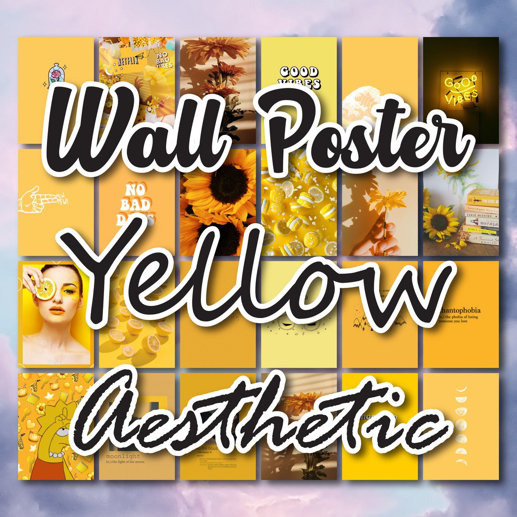 Poster Aesthetic Yellow