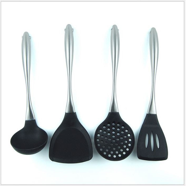 Soup Spoon Spatula Silicone Stainless Premium Sodet Sutil Food Grade